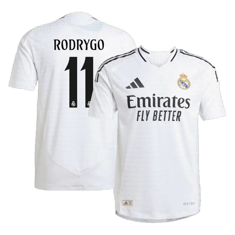 RODRYGO #11 Real Madrid Home Authentic Soccer Jersey 2024/25