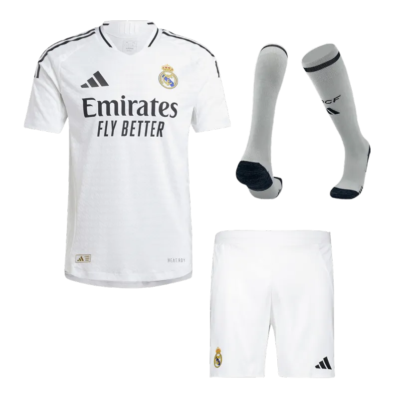 Real Madrid Home Authentic Jerseys Full Kit 2024/25
