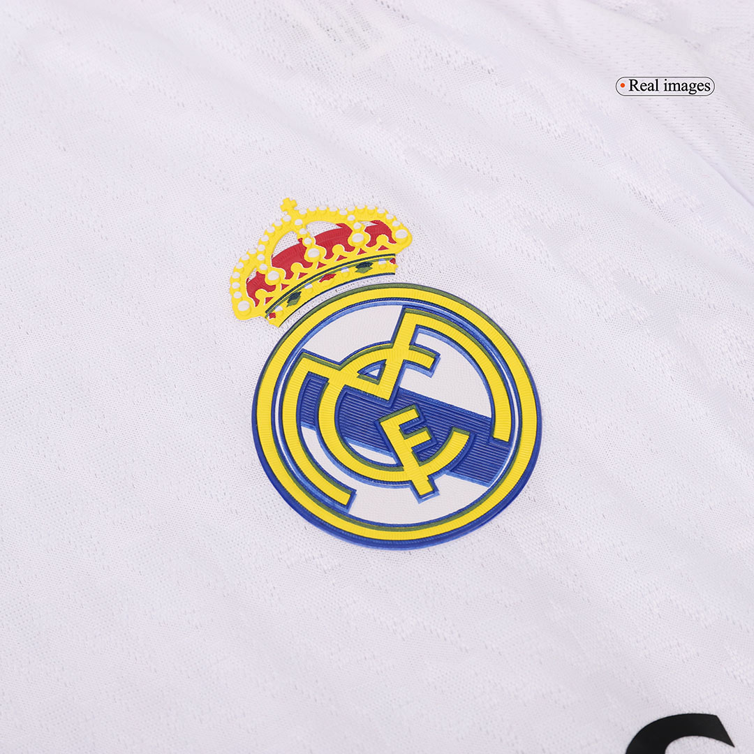 Authentic Real Madrid Home Long Sleeve Soccer Jersey 2024/25