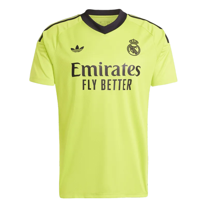 Real Madrid Third Away Goalkeeper Soccer Jersey 2024/25 Yellow