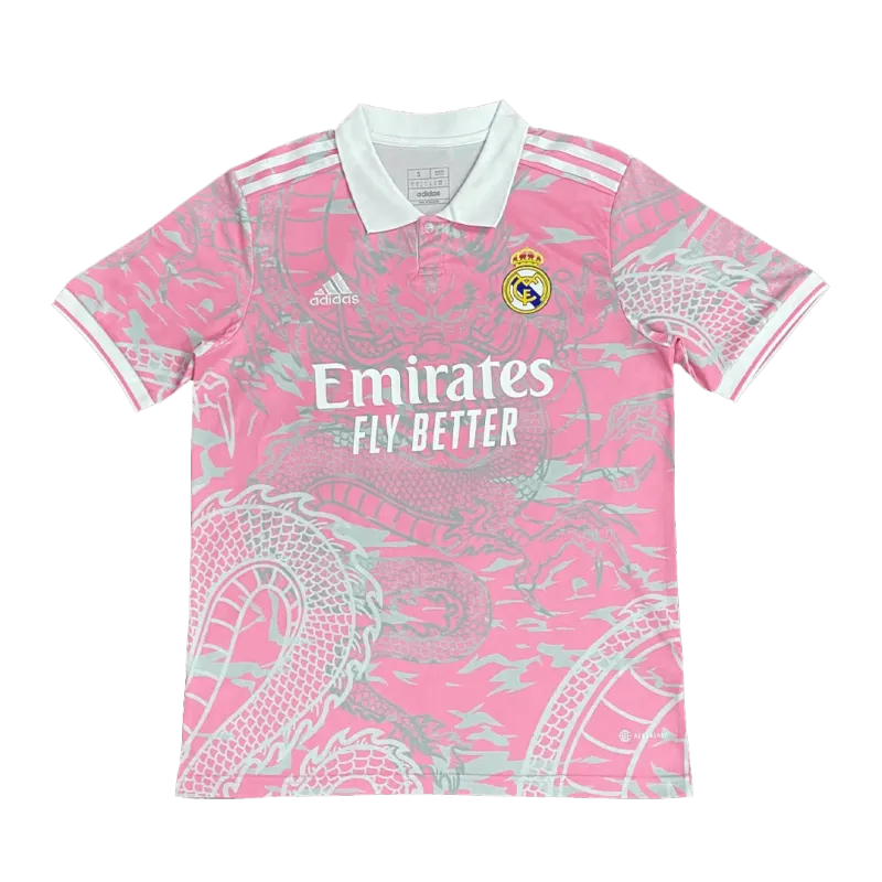 Real Madrid x Chinese Dragon Soccer Jersey 2023/24 （pink）