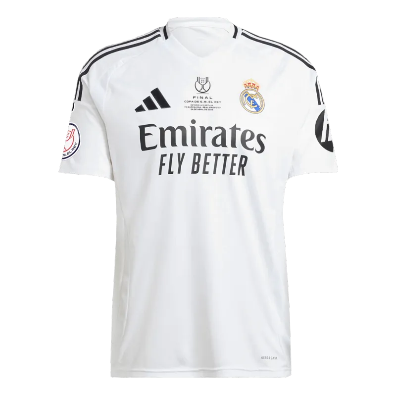 Real Madrid Home Soccer Jersey 2024/25   Copa del Rey Final