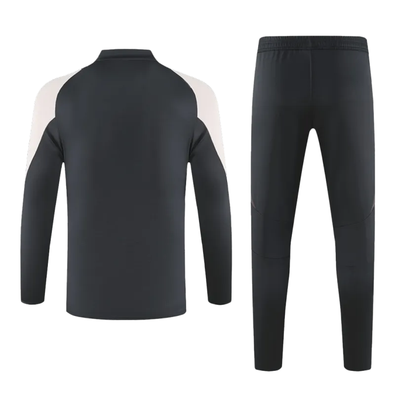 Real Madrid 1/4 Zip Tracksuit 2024/25 Gray