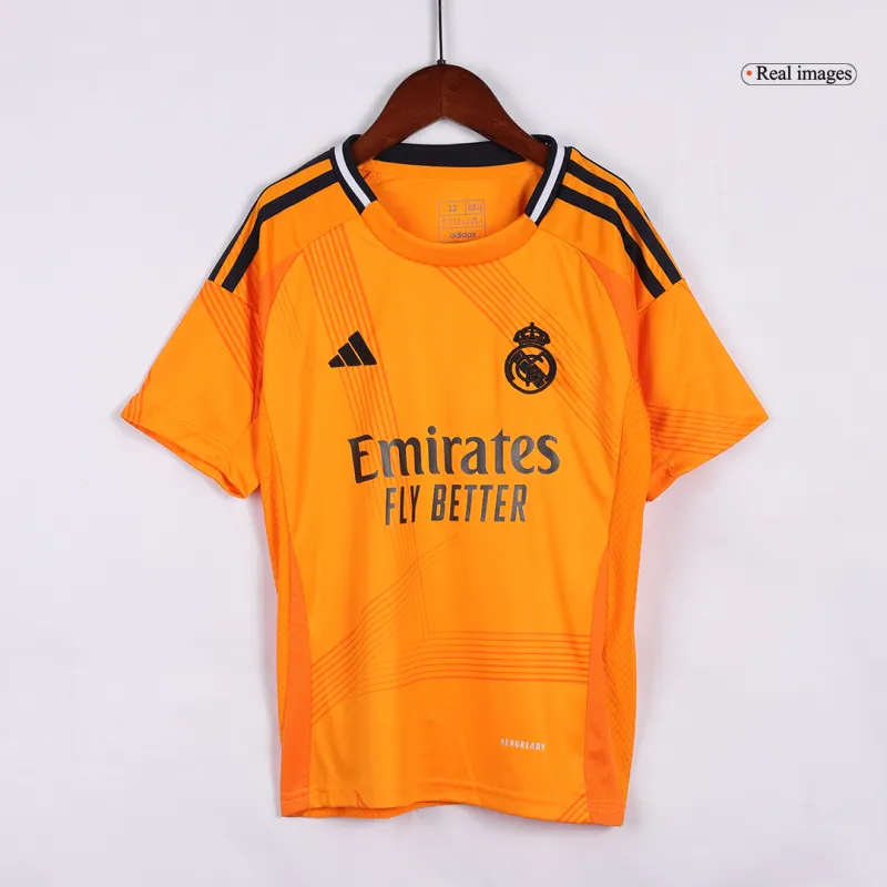 Real Madrid Away Kids Soccer Jerseys Kit 2024/25