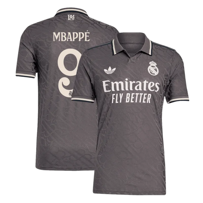 MBAPPÉ #9 Real Madrid Third Away Authentic Soccer Jersey 2024/25