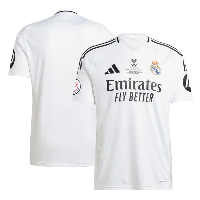 Real Madrid Home Soccer Jersey 2024/25   Copa del Rey Final