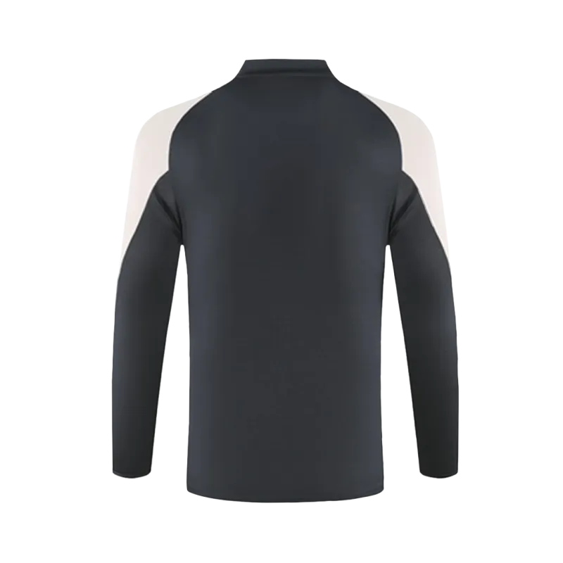 Real Madrid 1/4 Zip Tracksuit 2024/25 Gray