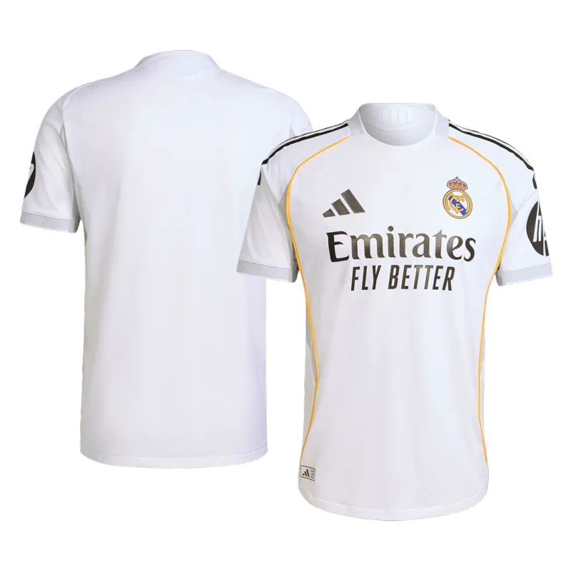 Real Madrid Home Authentic Soccer Jersey 2025/26