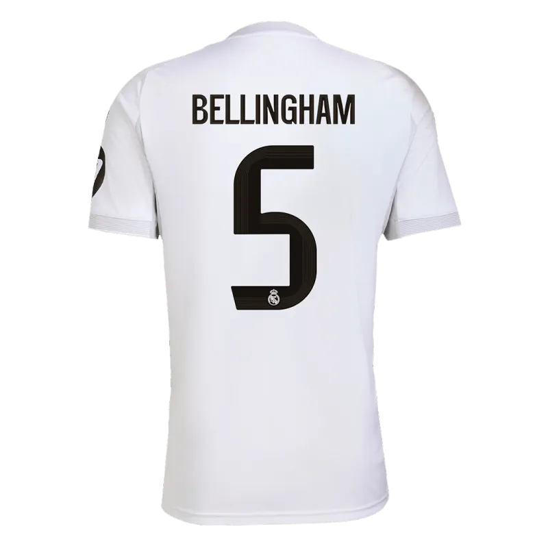 BELLINGHAM #5 Real Madrid Home Soccer Jersey 2025/26