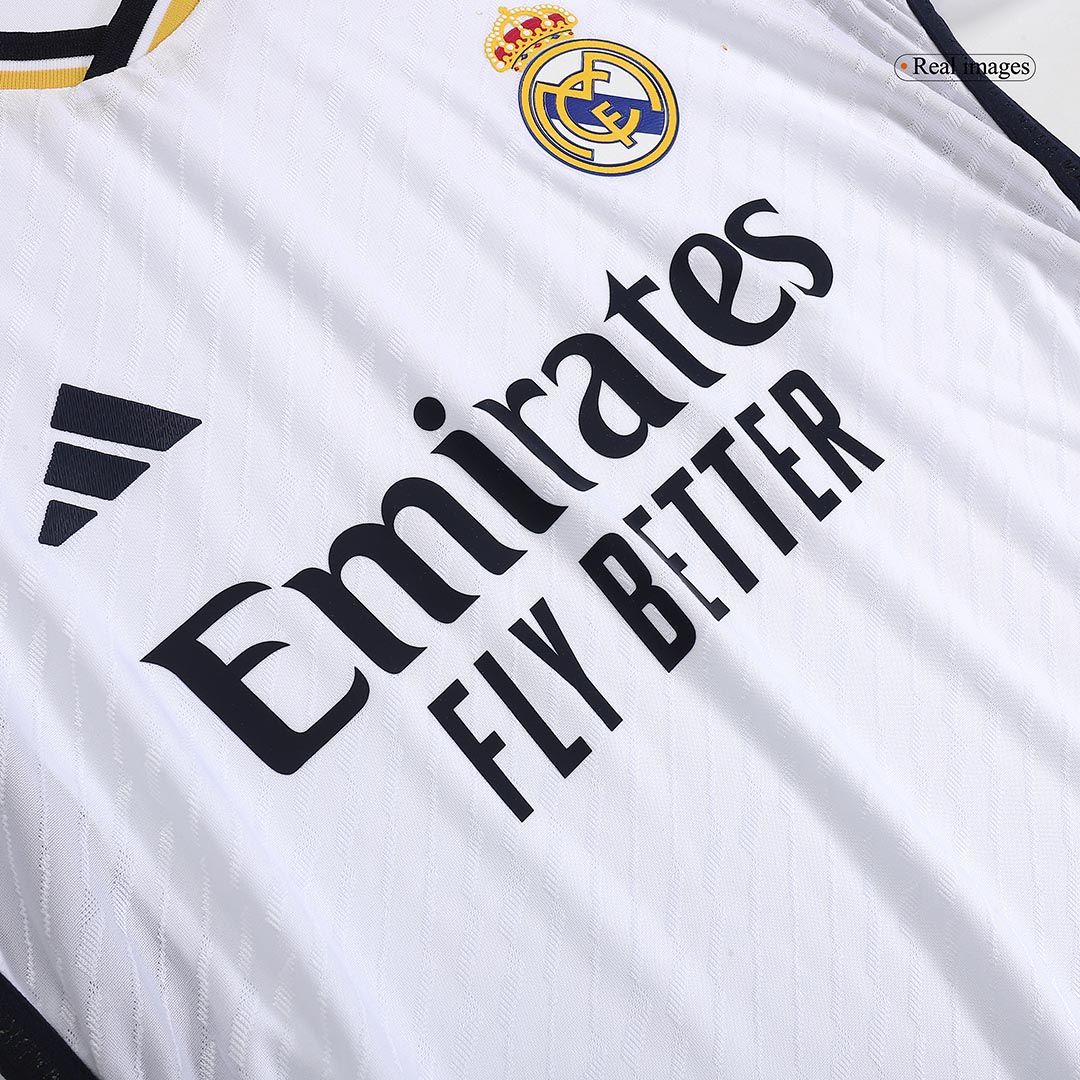 Real Madrid Home Authentic Soccer Jersey 2023/24   UCL