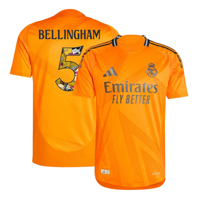 BELLINGHAM #5 Real Madrid Away Authentic Soccer Jersey 2024/25