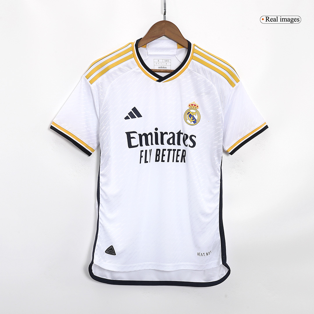 Real Madrid Home Authentic Soccer Jersey 2023/24   UCL