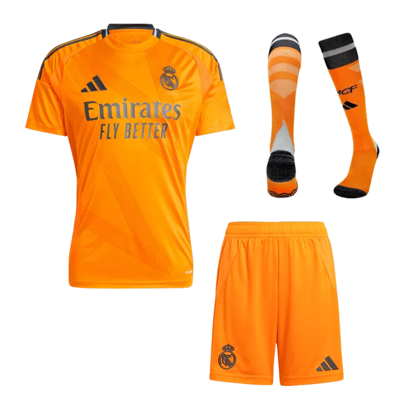Real Madrid Away Soccer Jersey Kit(Jersey+Shorts+Socks) 2024/25