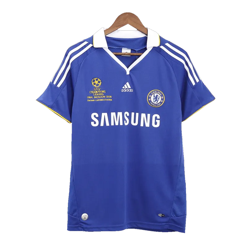 Vintage Soccer Jersey Chelsea Home 2008   UCL Final