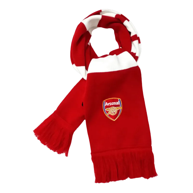Arsenal Soccer knitting Scarf Red White