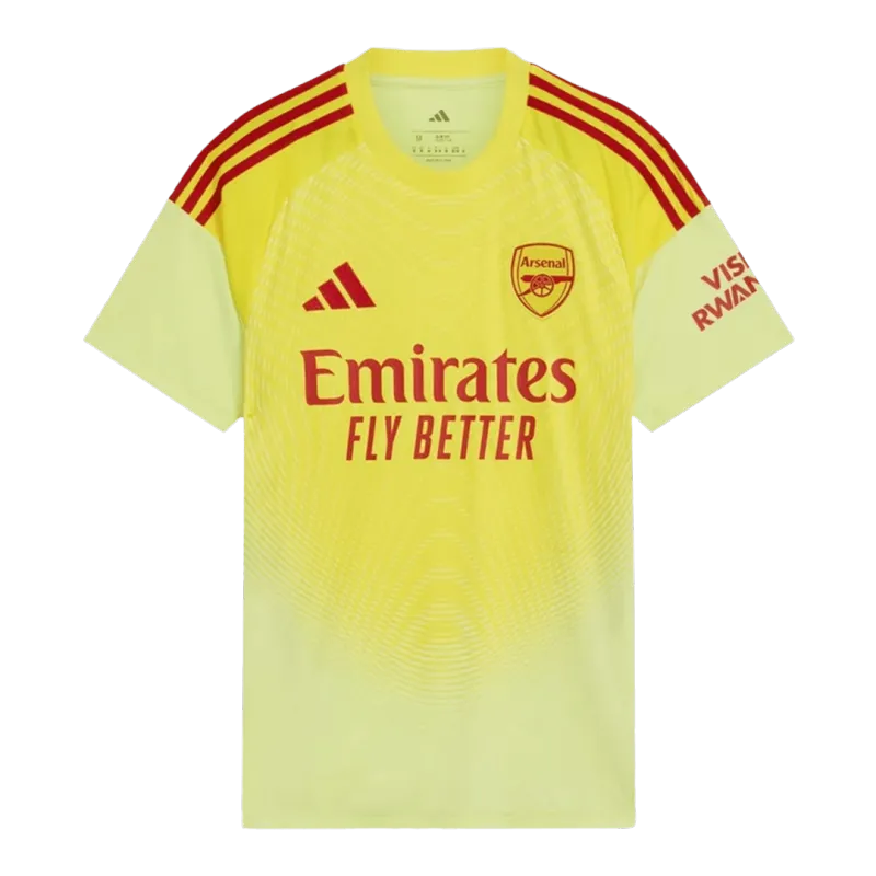 Arsenal Goalkeeper Soccer Jersey 2025/26 Yellow