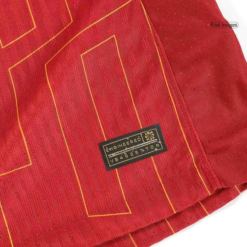 M.SALAH #11 Liverpool Home Authentic Soccer Jersey 2024/25