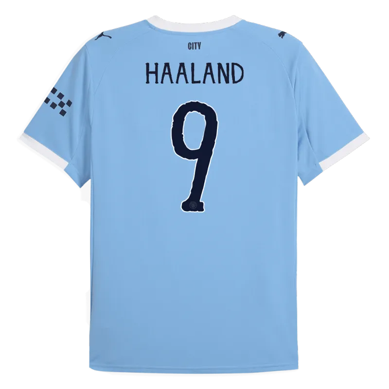 HAALAND #9 Manchester City Home Soccer Jersey 2025/26   Club World Cup
