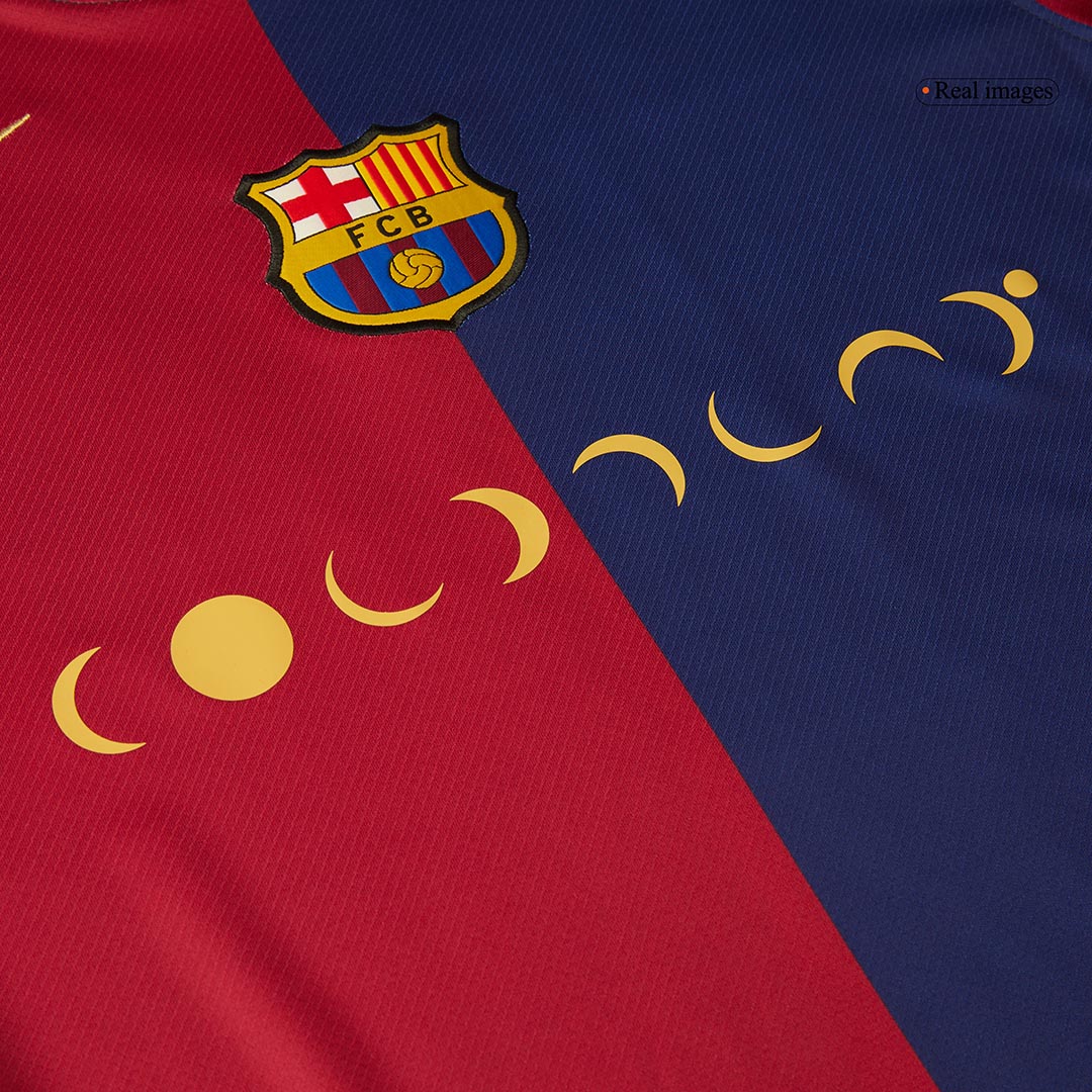 Barcelona Home Soccer Jersey 2024/25   COLDPLAY