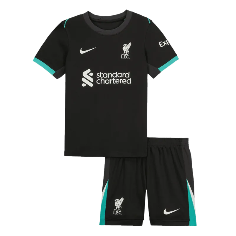 Liverpool Away Kids Soccer Jerseys Kit 2024/25