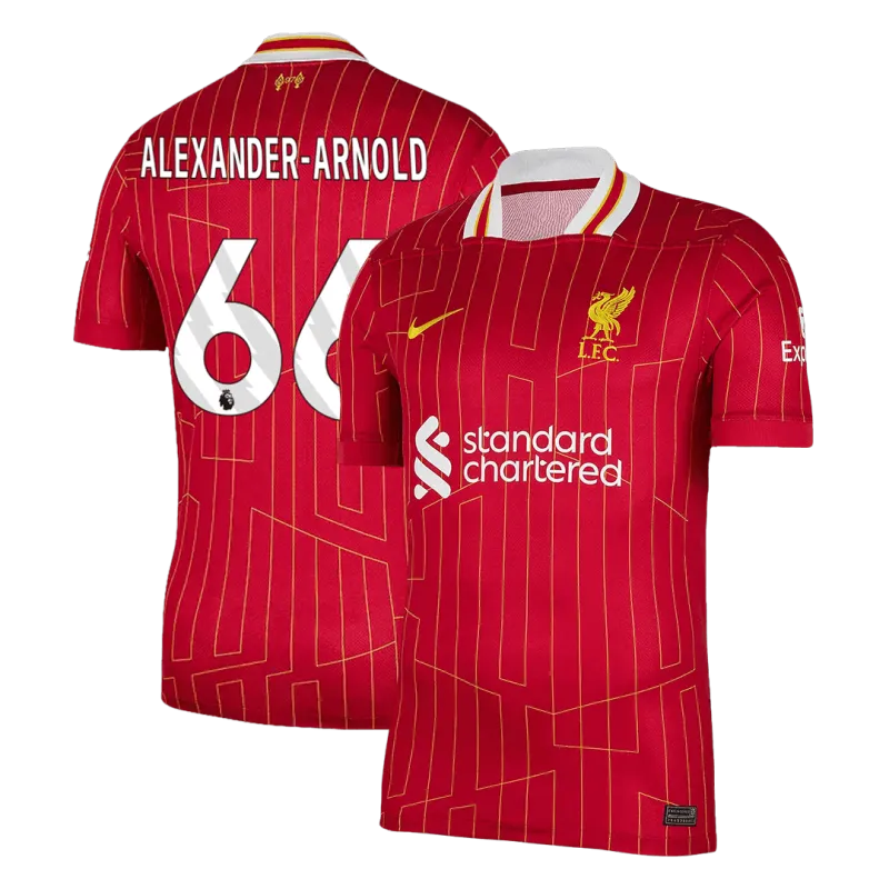 ALEXANDER-ARNOLD #66 Liverpool Home Soccer Jersey 2024/25