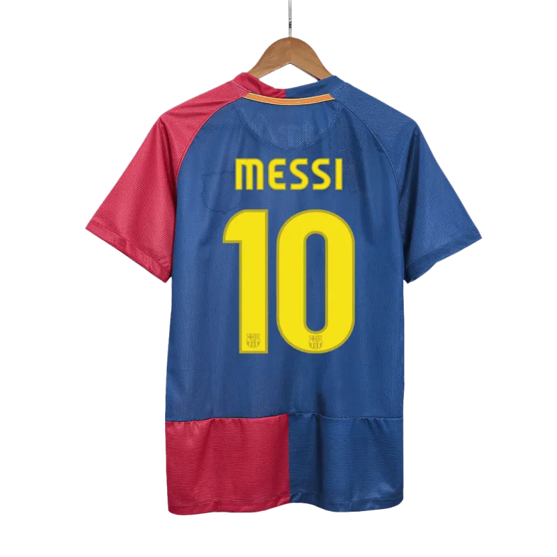 Vintage Soccer Jersey MESSI #10 Barcelona Home 2008/09   UCL