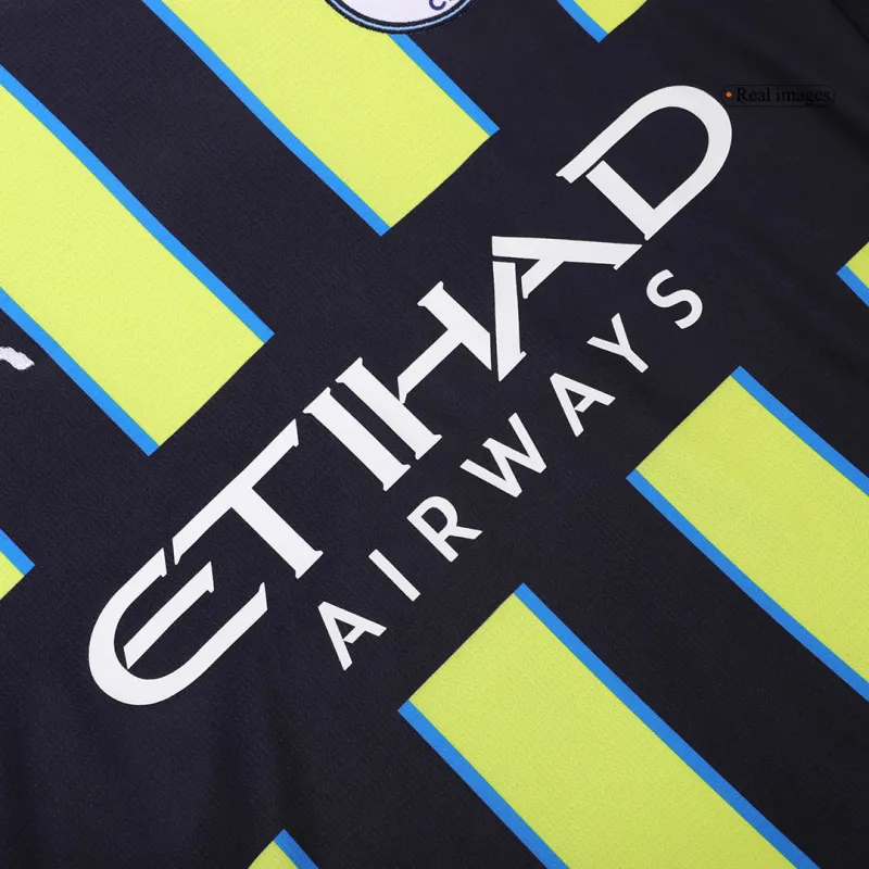 DE BRUYNE #17 Manchester City Away Soccer Jersey 2024/25