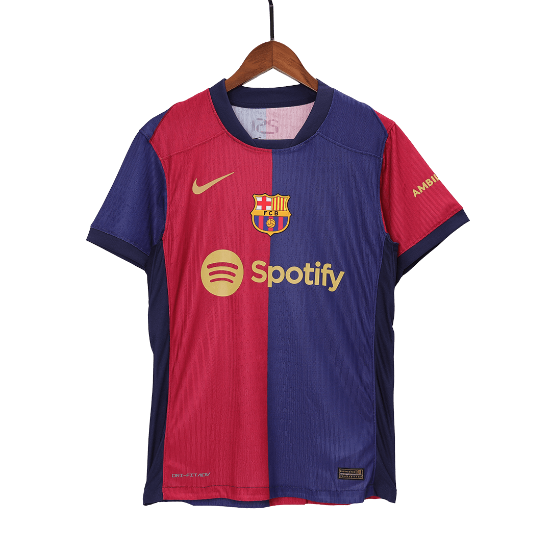 Barcelona Home Authentic Soccer Jersey 2024/25   125th Anniversary