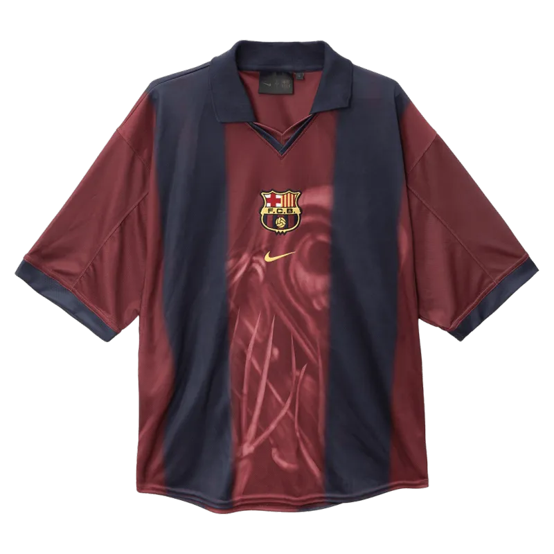 Vintage Soccer Jersey Barcelona X CJ Home 2000/01