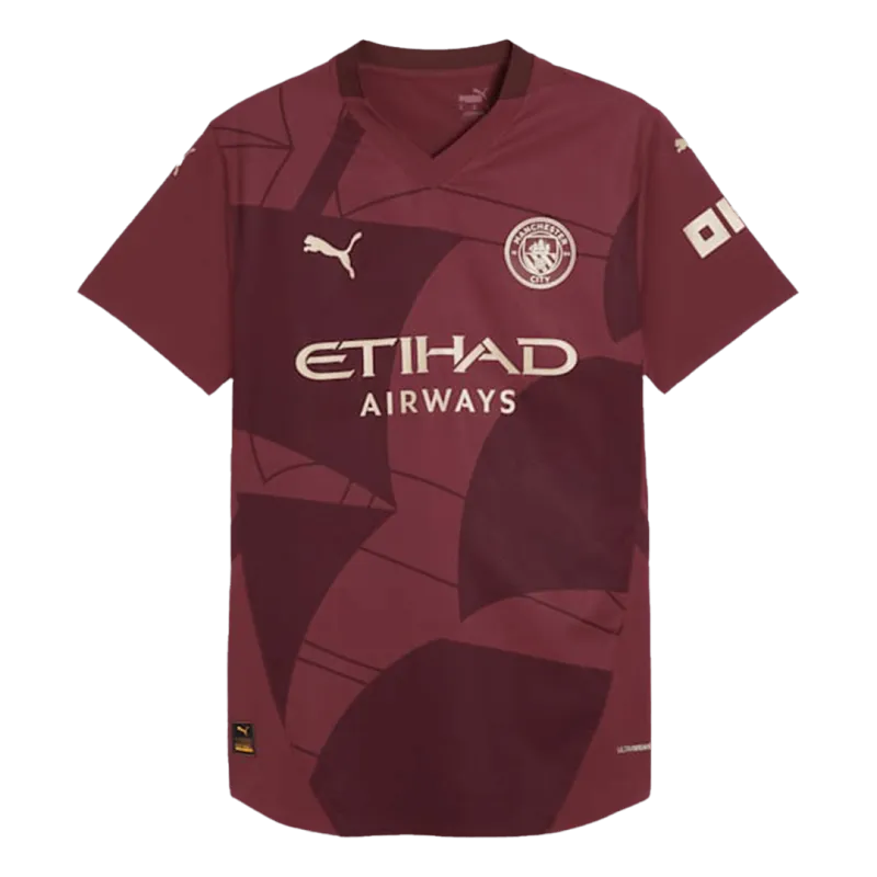 Manchester City Third Away Authentic Soccer Jersey 2024/25