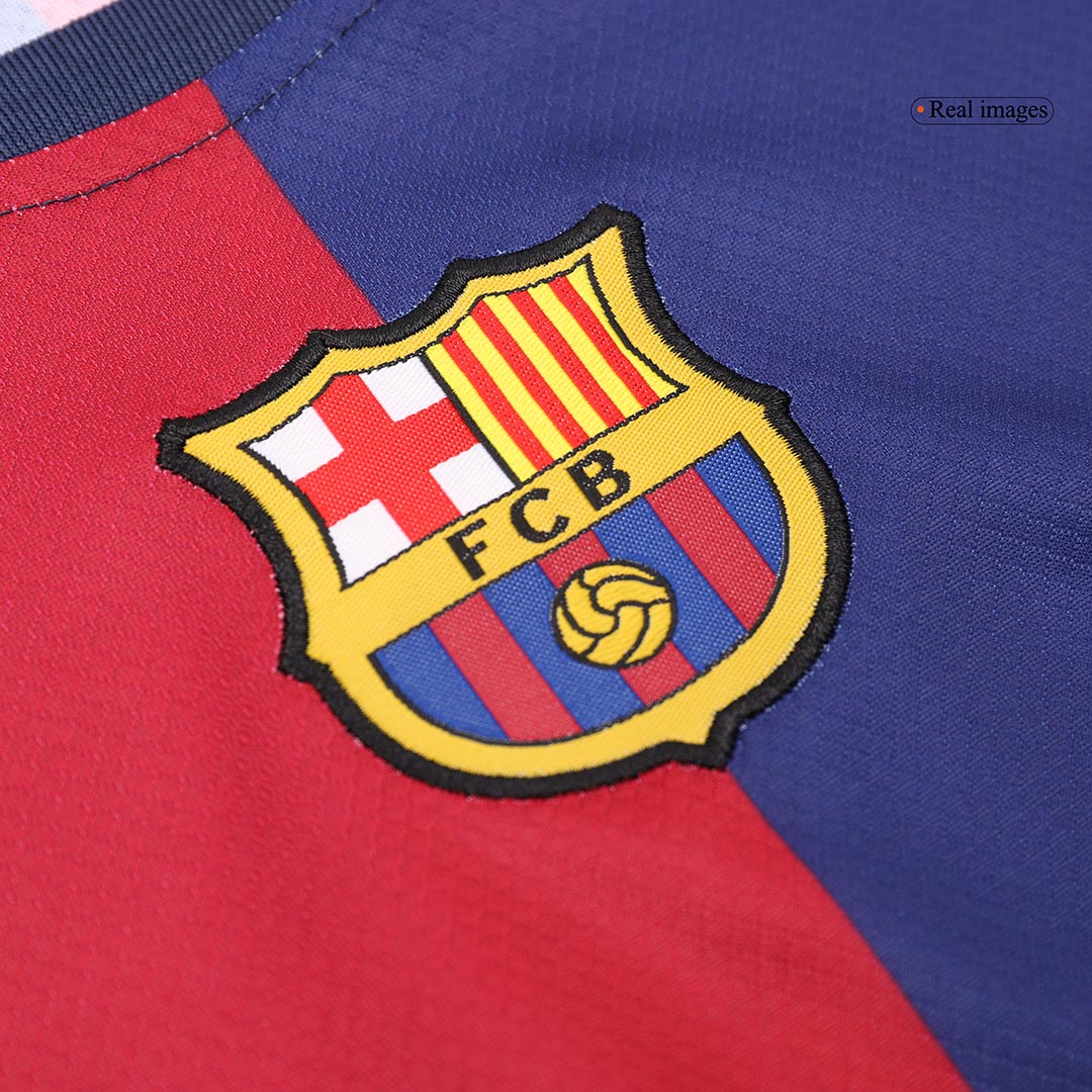 Barcelona Home Kids Soccer Jerseys Kit 2024/25