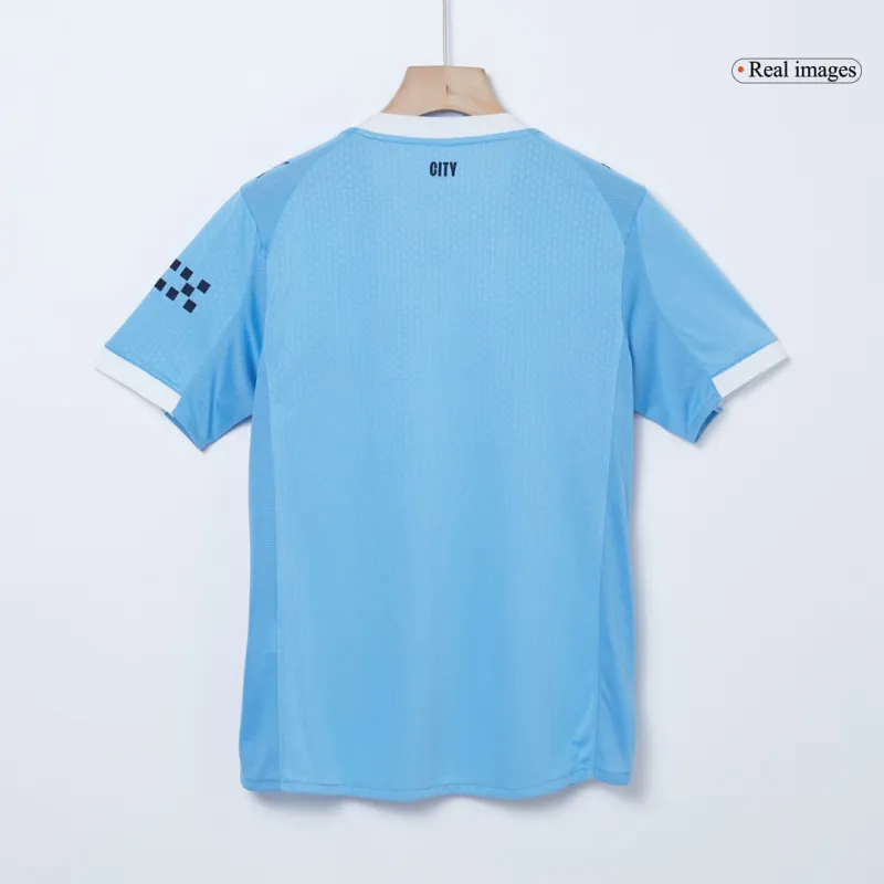 Manchester City Home Authentic Soccer Jersey 2025/26
