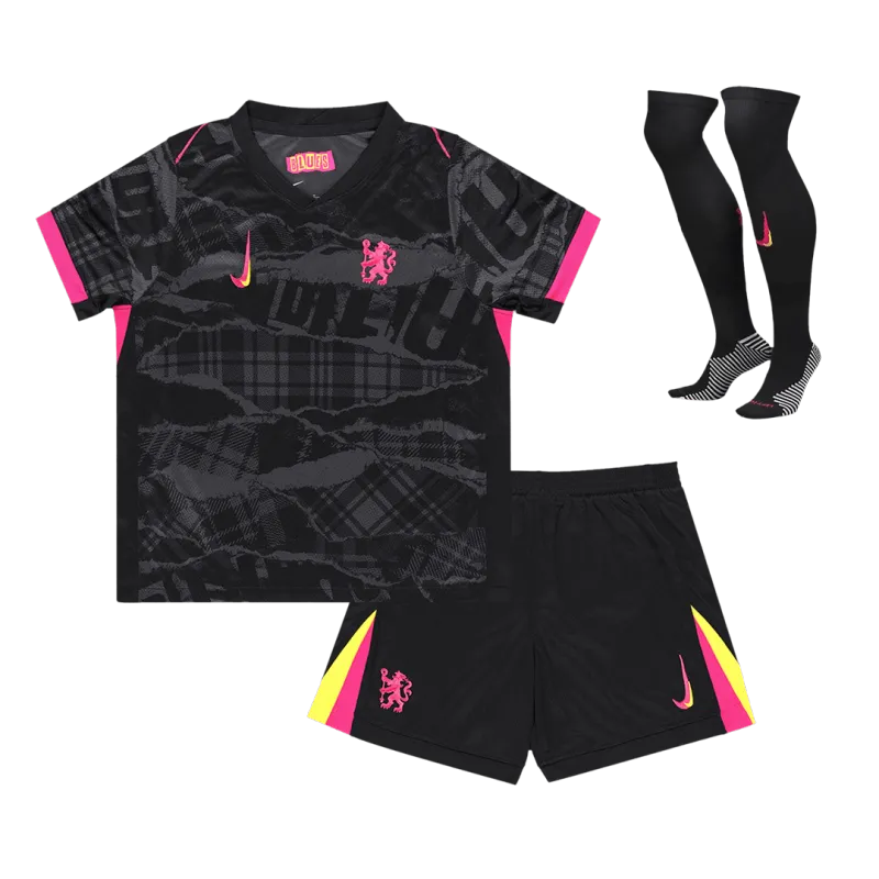 Chelsea Third Away Kids Soccer Jerseys Full Kit 2024/25