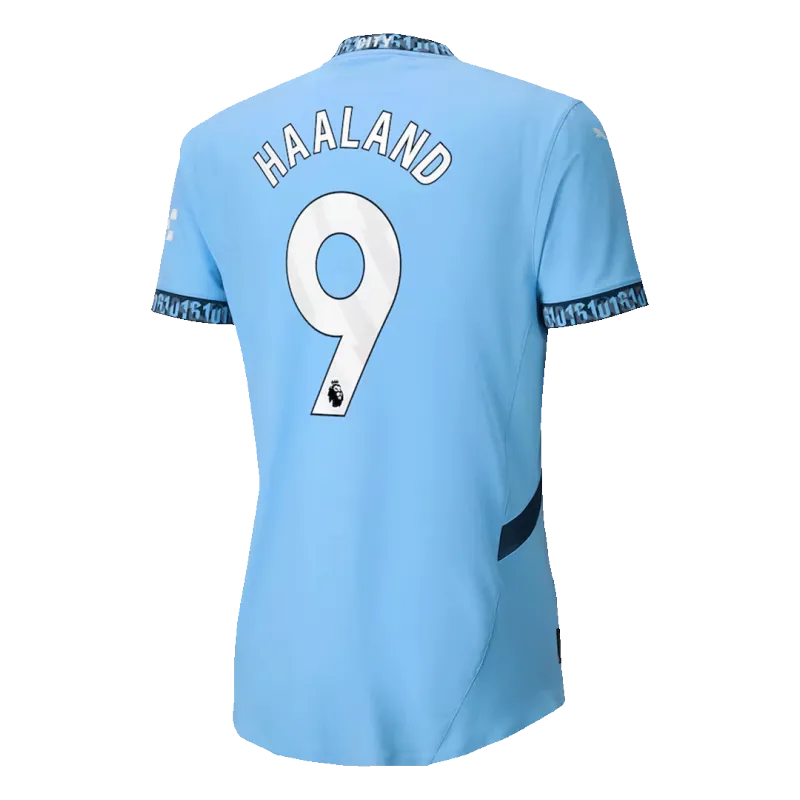 HAALAND #9 Manchester City Home Authentic Soccer Jersey 2024/25