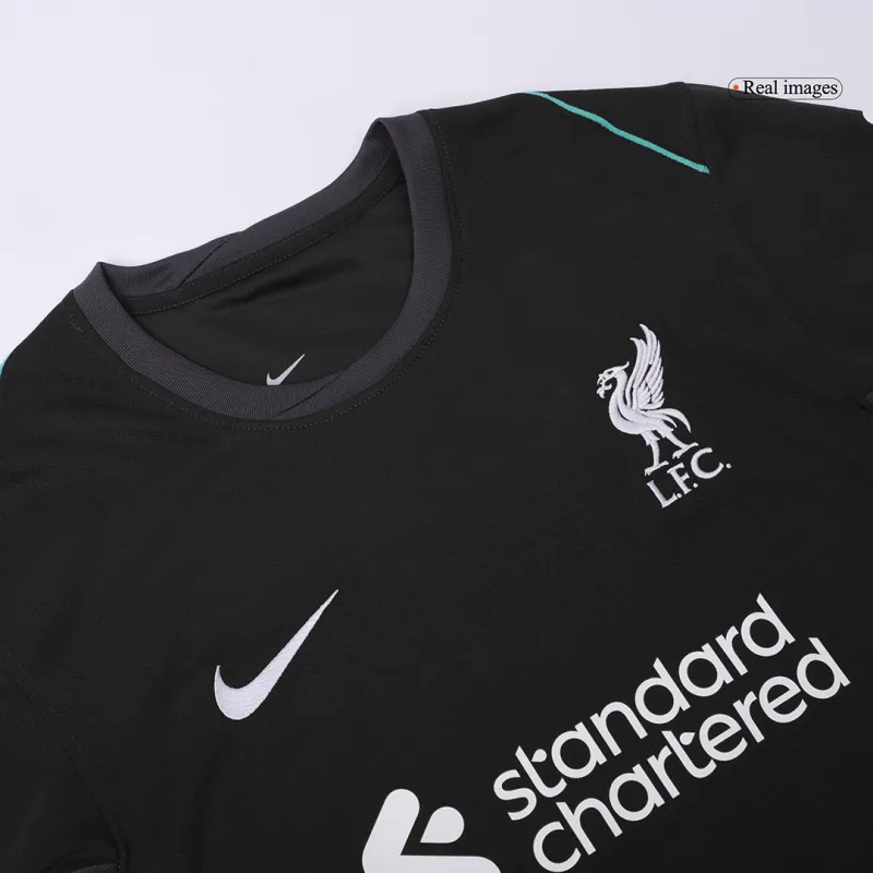 VIRGIL #4 Liverpool Away Soccer Jersey 2024/25   UCL
