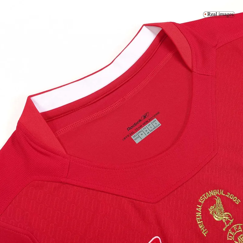 Retro Liverpool Champion League Jersey 2005   UCL Final