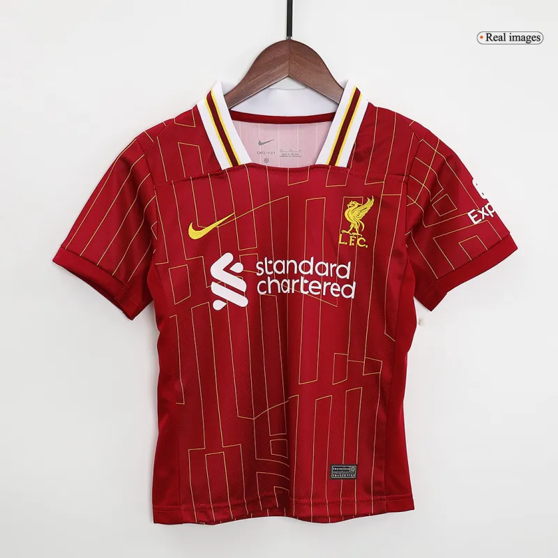 Liverpool Home Kids Soccer Jerseys Kit 2024/25