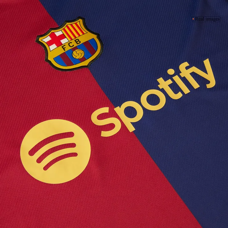 LAMINE YAMAL #19 Barcelona Home Soccer Jersey 2024/25   UCL