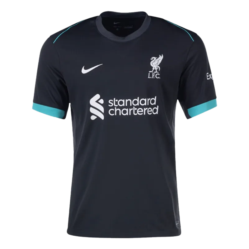 CHIESA #14 Liverpool Away Soccer Jersey 2024/25