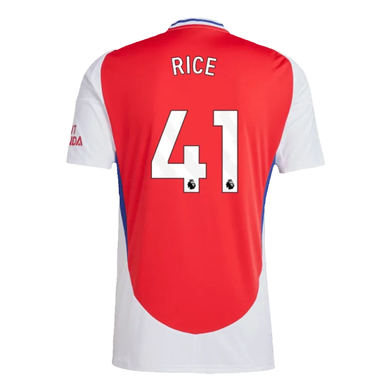 RICE #41 Arsenal Home Soccer Jersey 2024/25