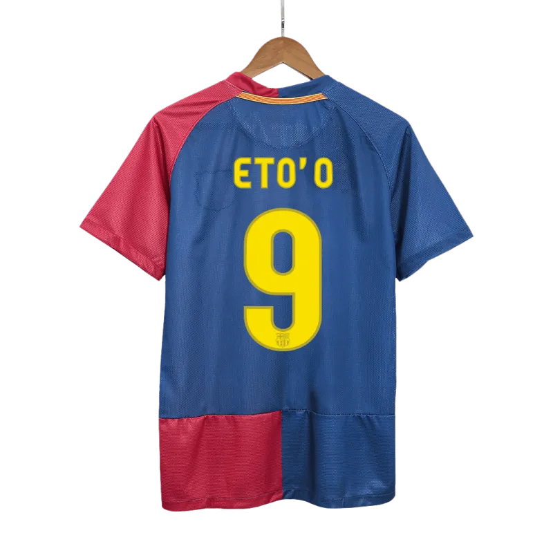 Vintage Soccer Jersey ETO O #9 Barcelona Home 2008/09   UCL Final