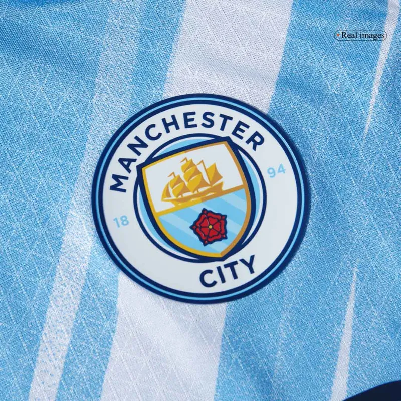 HAALAND #9 Manchester City Home Authentic Soccer Jersey 2025/26