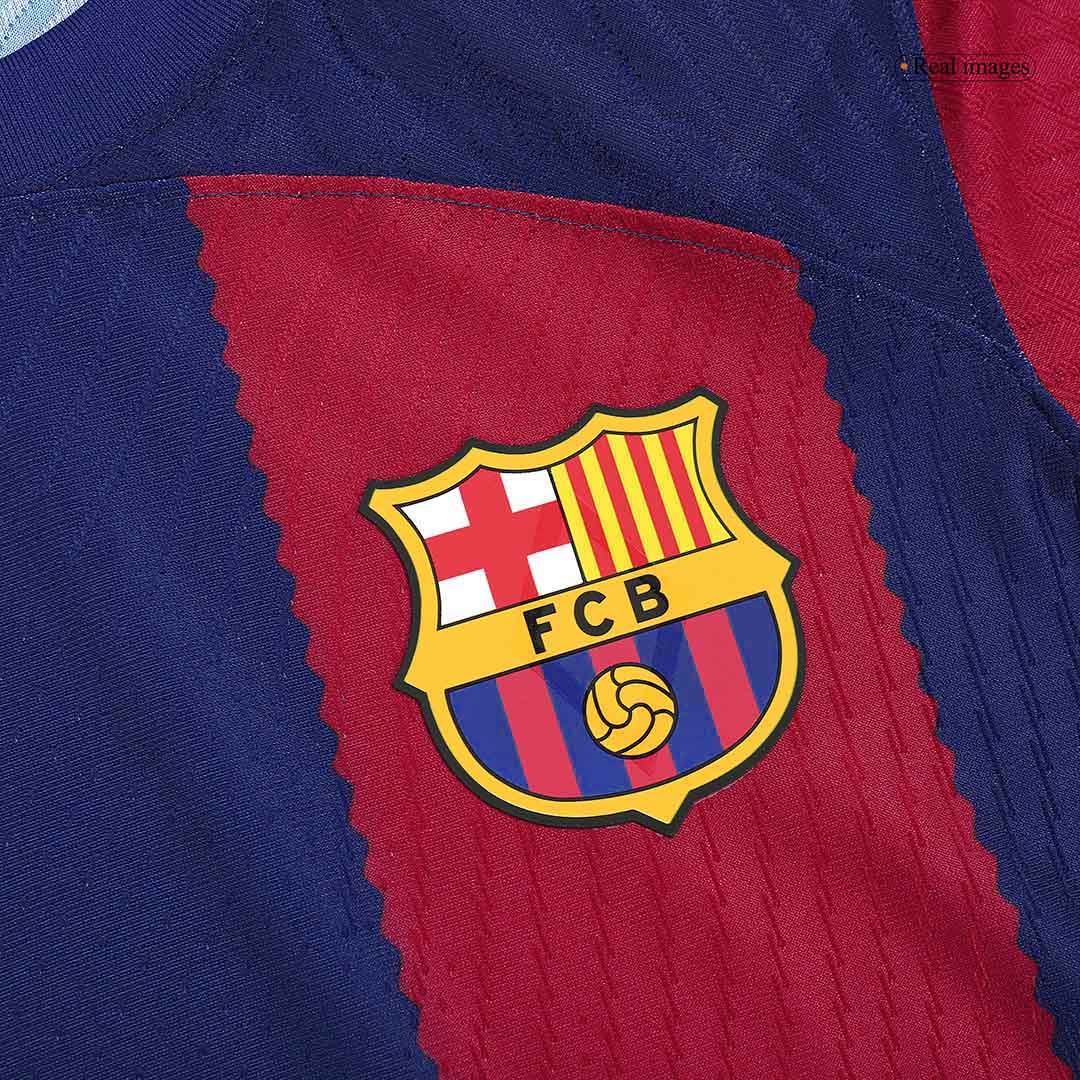 GAVI #6 Barcelona Home Authentic Jersey 2023/24