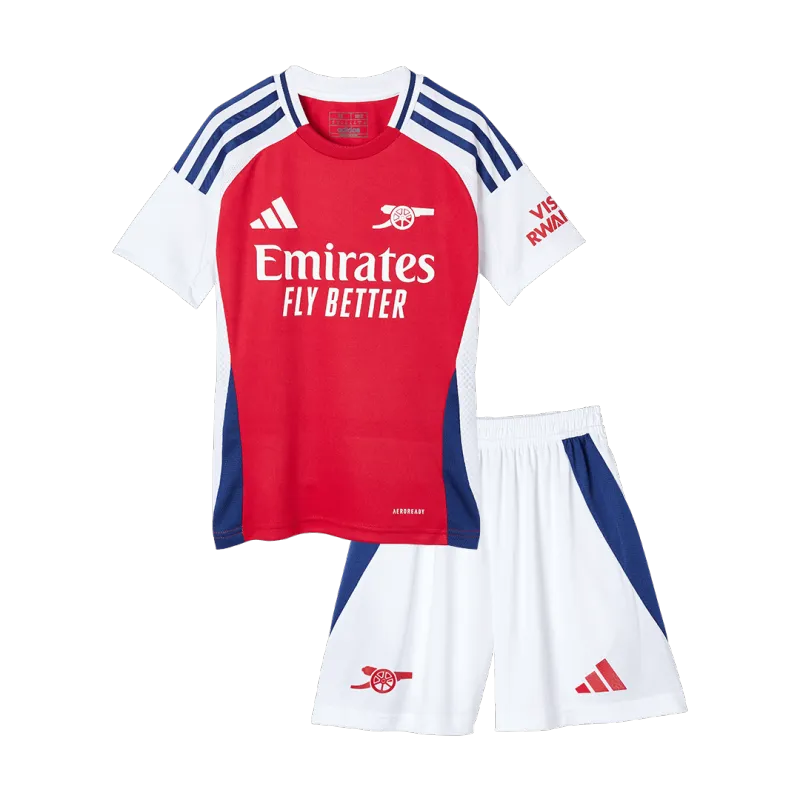 Arsenal Home Kids Soccer Jerseys Kit 2024/25