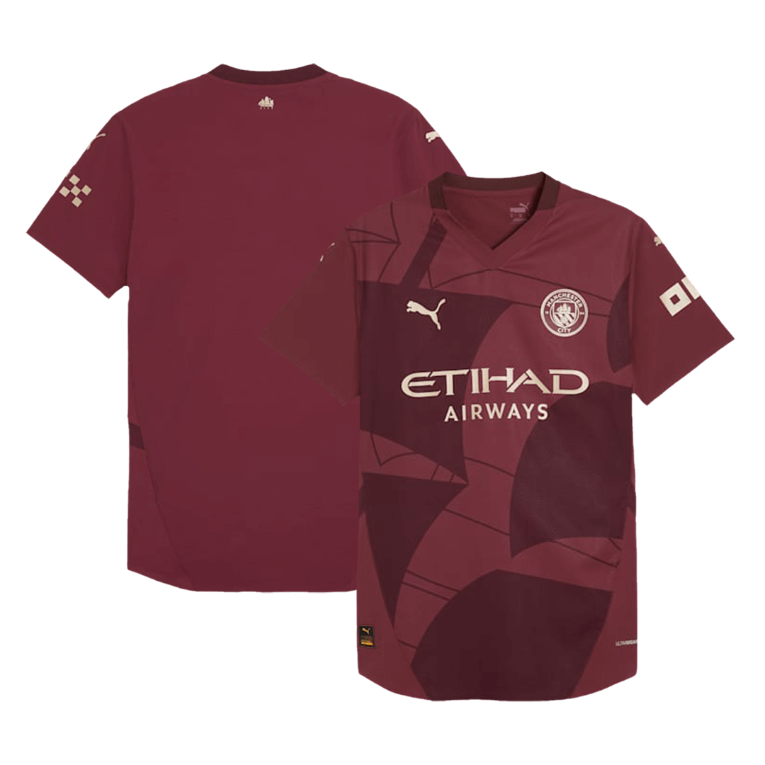 Manchester City Third Away Authentic Soccer Jersey 2024/25