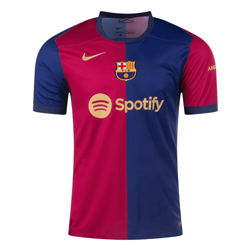 Barcelona Home Soccer Jersey 2024/25   125th Anniversary