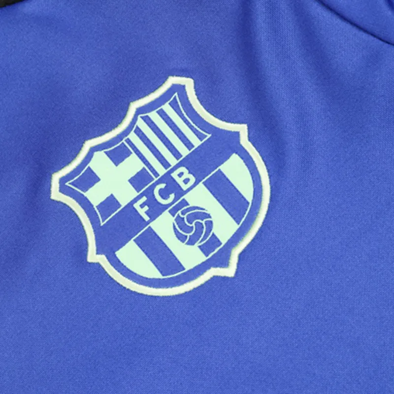 Barcelona 1/4 Zip Tracksuit 2024/25 Blue