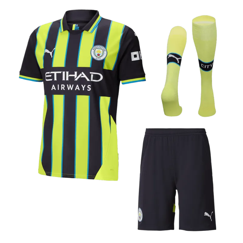 Manchester City Away Jerseys Full Kit 2024/25