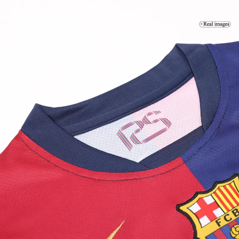 Barcelona Home Kids Soccer Jerseys Kit 2024/25