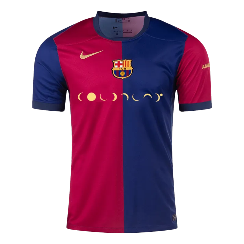 Barcelona Home Soccer Jersey 2024/25   COLDPLAY